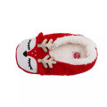 Women Christmas Indoor Plush Ballerina Slippers